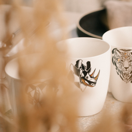 Tasse 360 ml Nashorn | Flow Solatelier Africa