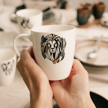 Tasse 360 ml Löwe | Flow Solatelier Africa