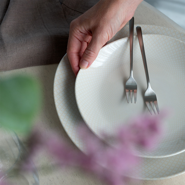 Keramikteller-Set 12-tlg. - Elements North Organic Structure