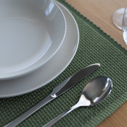 Antikes grünes Platzset 33 x 49 cm – Elements Ambiente