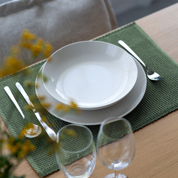 Antikes grünes Platzset 33 x 49 cm – Elements Ambiente