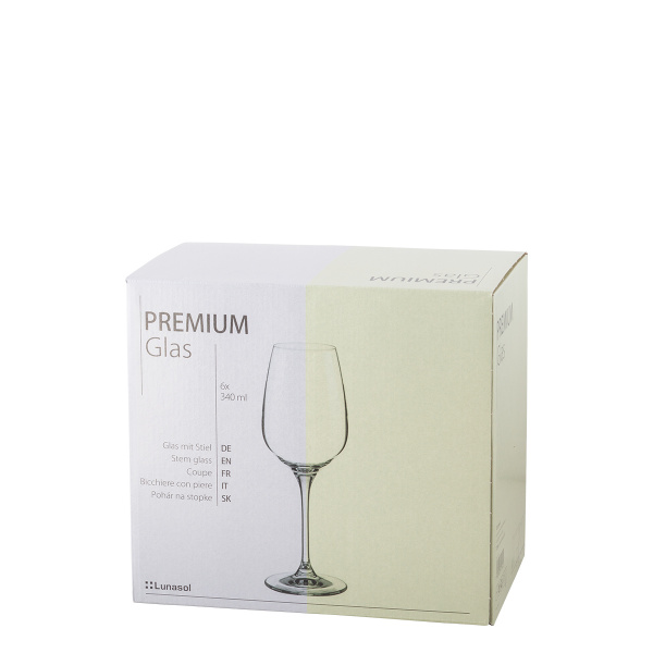 Sauvignon blanc Gläser 340 ml Set 6 Stk. - Premium Glas Crystal