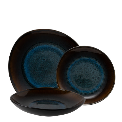 Tellerset 12-tlg. | Elements Amber Eye Organic