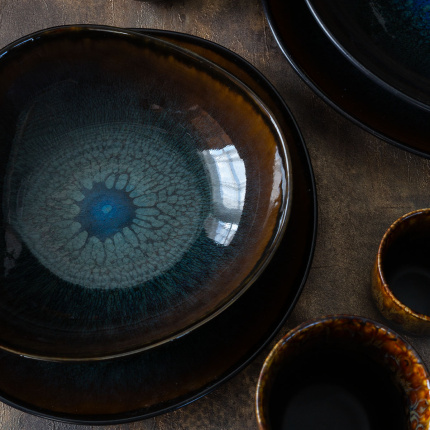 Schalenset 4-tlg. | Elements Amber Eye Organic