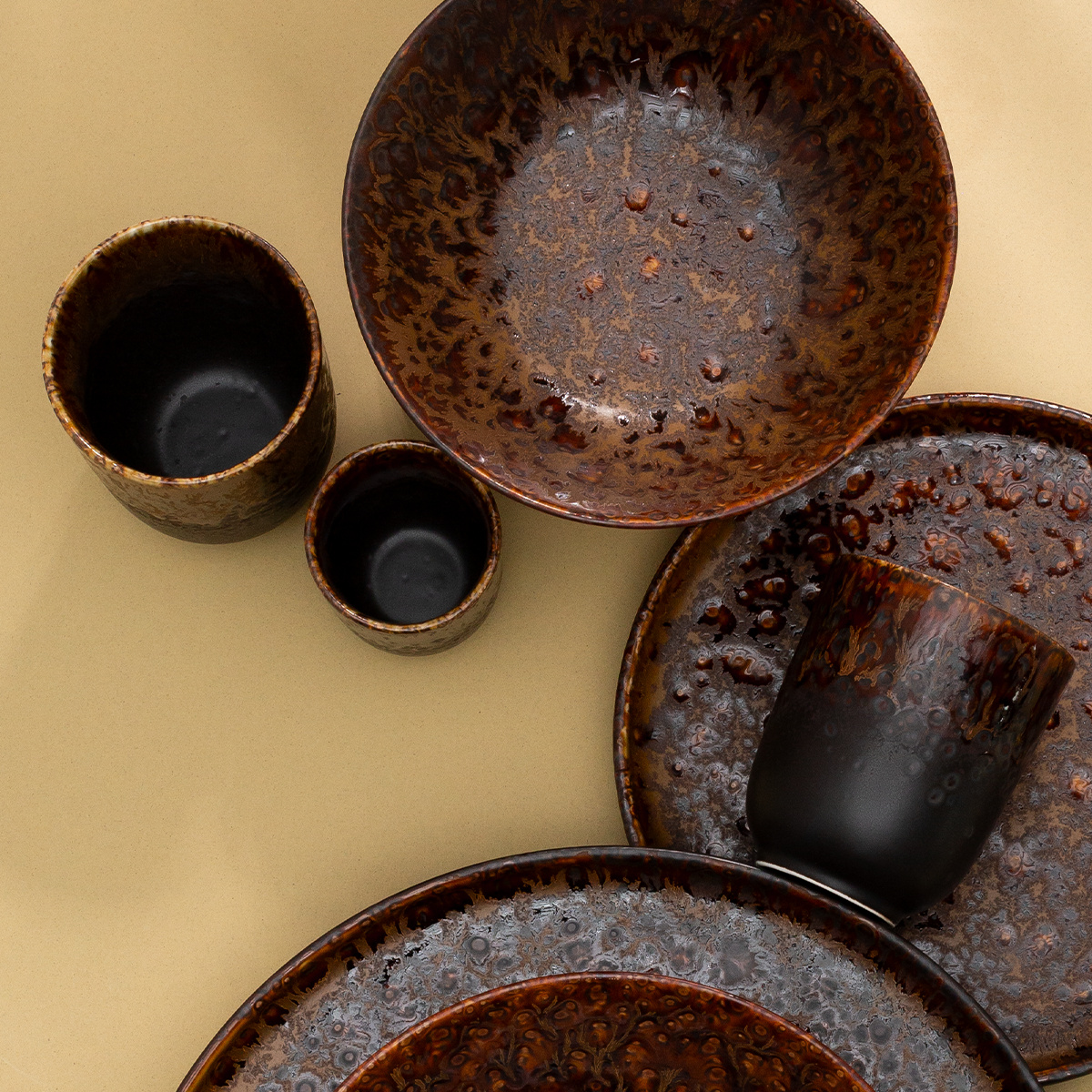 Tasse ohne Henkel 80 ml | Gaya Atelier Amber