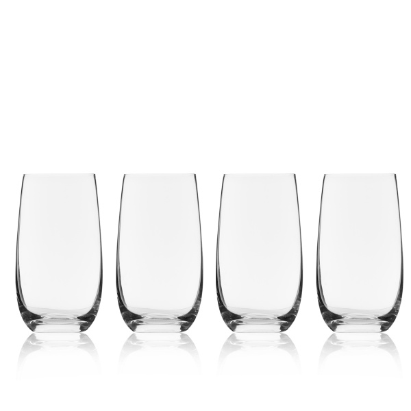 Longdrinkgläser 500 ml 4er-Set - Premium Glas Optima