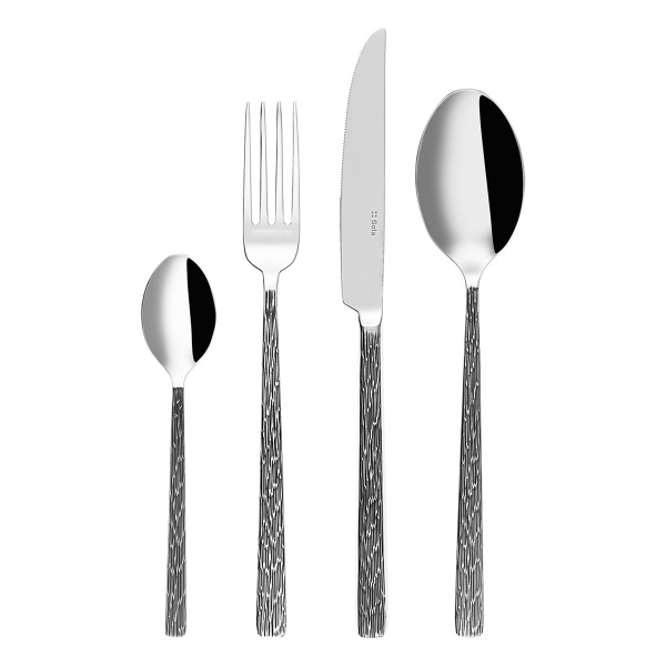 Besteckset 16-tlg. – Sardegna Waterfall Stiel graphit