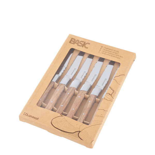 Steakmesser 6-tlg. Set - Basic