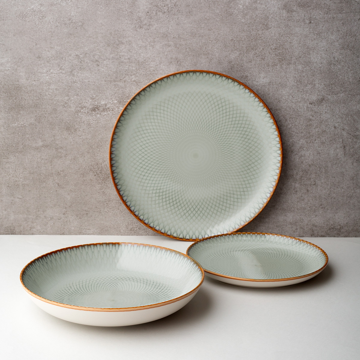 Dessertteller Coupe 20 cm 4er-Set - Elements Day Mandala