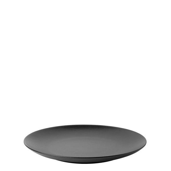 Flacher Teller 20,5 cm 4 Stk. - Basic schwarz matt