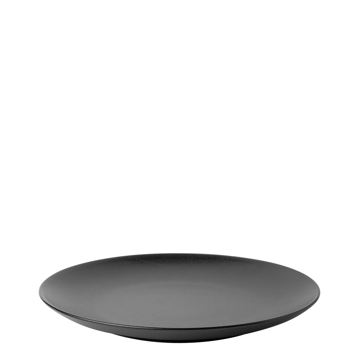 Speiseteller 24 cm 4 Stk. - Basic schwarz matt
