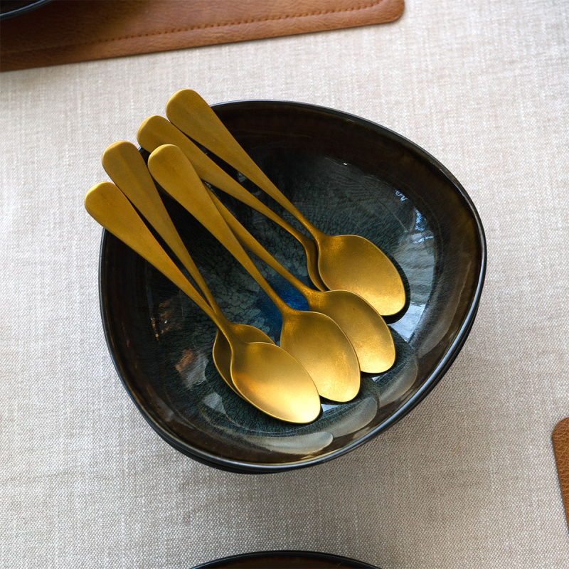 Besteck-Set 24-tlg. - Baguette Vintage PVD Gold