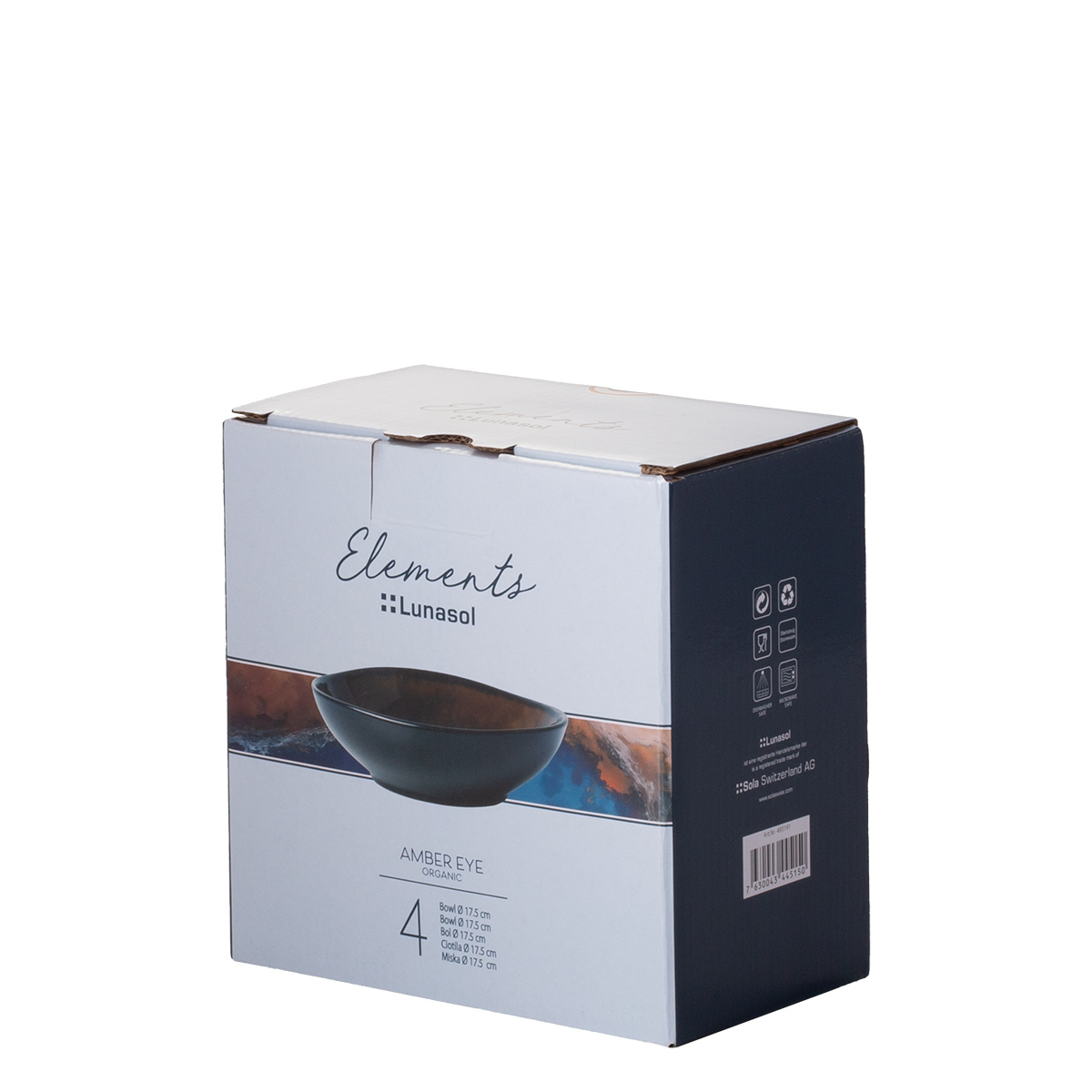 Schalenset 4-tlg. | Elements Amber Eye Organic