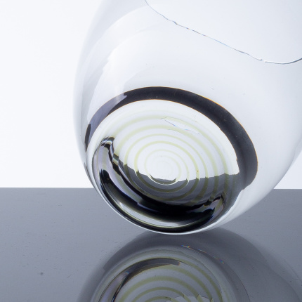 Tumbler-Glas 460 ml mit grünem Boden | Optima Glas