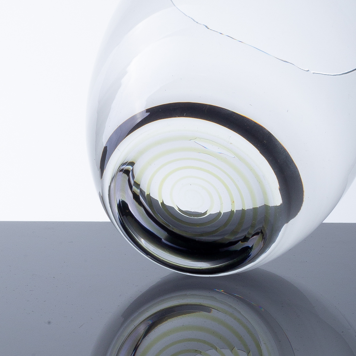 Tumbler-Glas 460 ml mit grünem Boden | Optima Glas