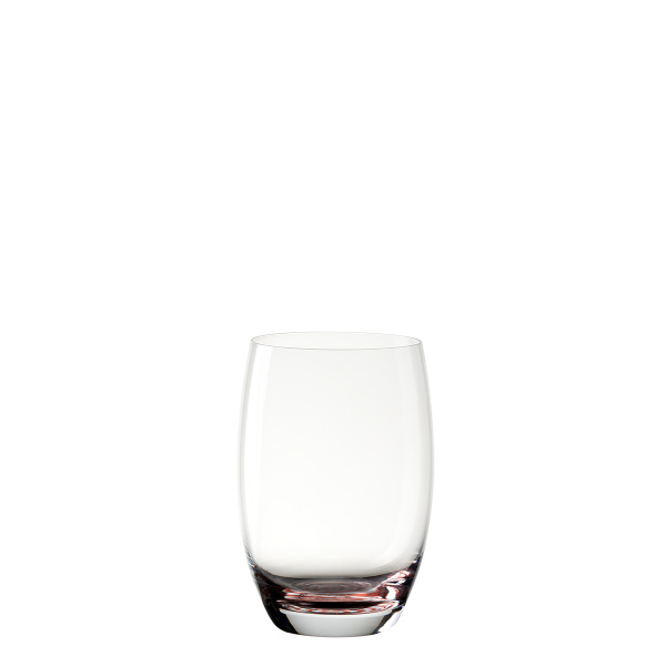 Tumbler-Glas 460 ml mit rotem Boden | Optima Glas