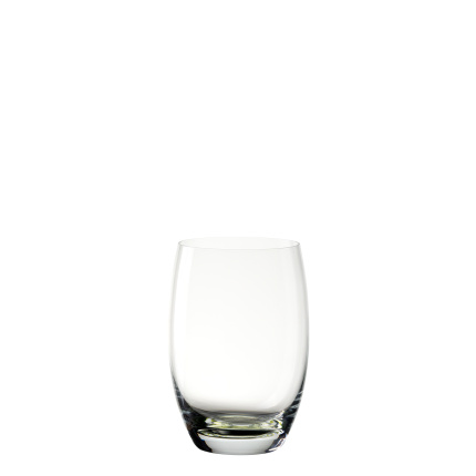 Tumbler-Glas 460 ml mit grünem Boden | Optima Glas