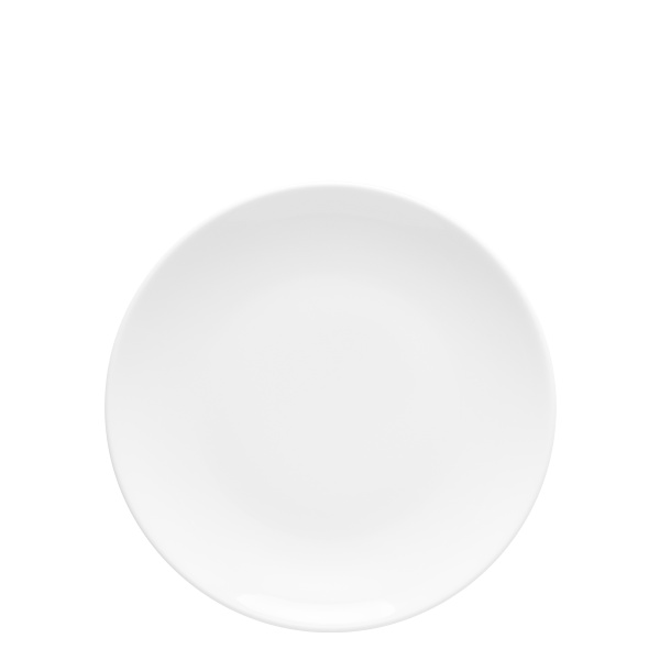 Teller flach 23 cm – Chic weiss