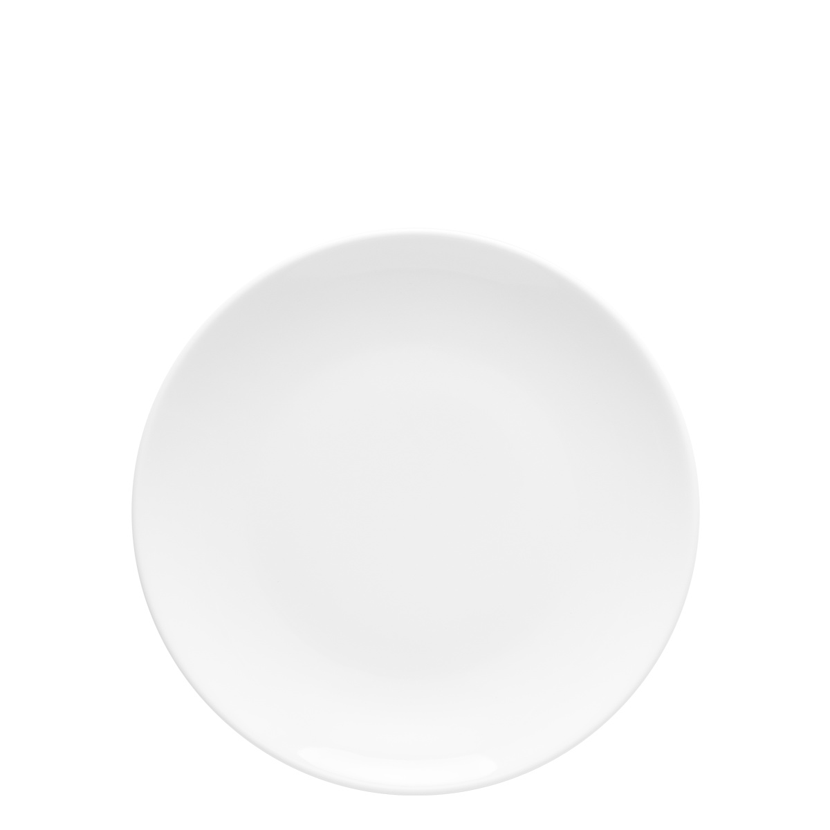 Teller flach 23 cm – Chic weiss