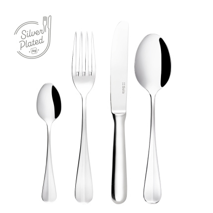 Versilbertes Besteckset 24-tlg. | Baguette Sola