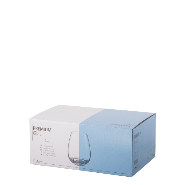 Tumbler Gläser 330 ml Set 6 Stk. - Premium Glas Crystal