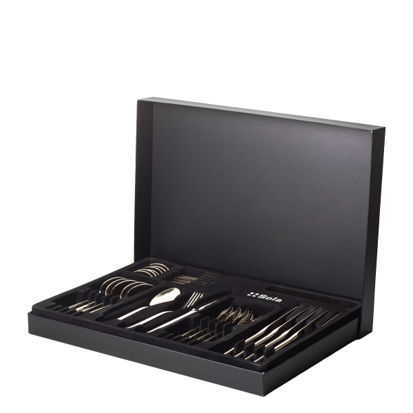 Versilbertes Dessertset 24-tlg. | Faro Sola