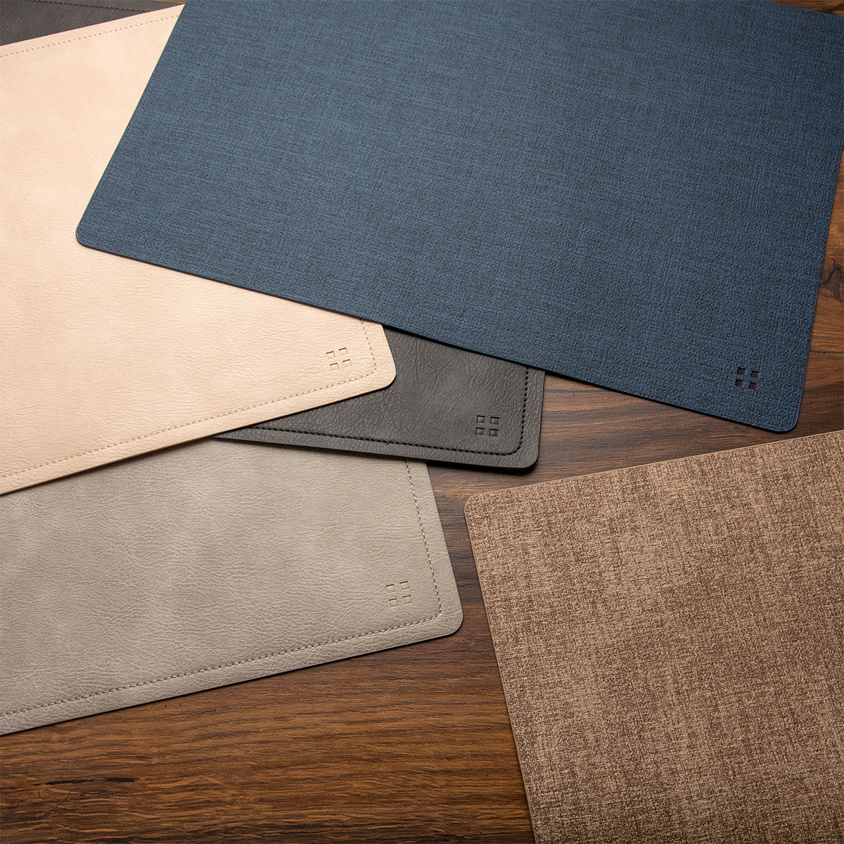 Tischset rechteckig PVC Taupe 45 x 32 cm Elements Ambiente