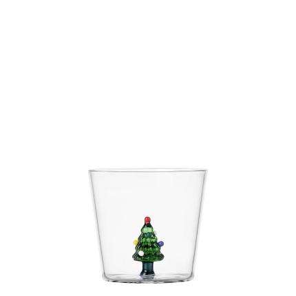 Glas mit Weihnachtsbaum-Motiv | Ichendorf
