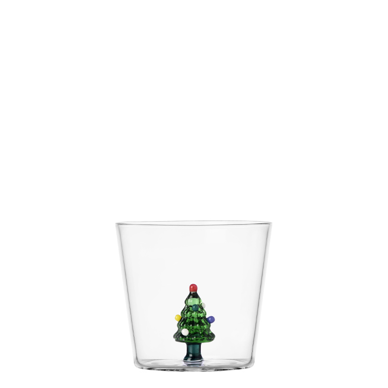 Glas mit Weihnachtsbaum-Motiv | Ichendorf