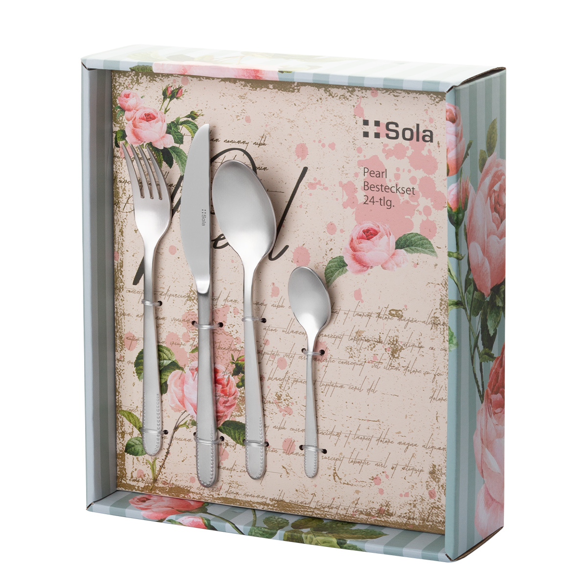 Besteckset 24-tlg. Pearl matt | Sola