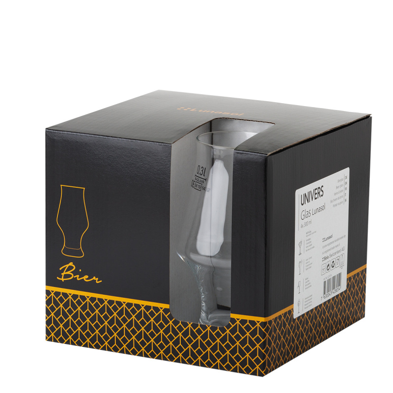 Biergläser 300 ml 4er-Set - Univers Glas Lunasol