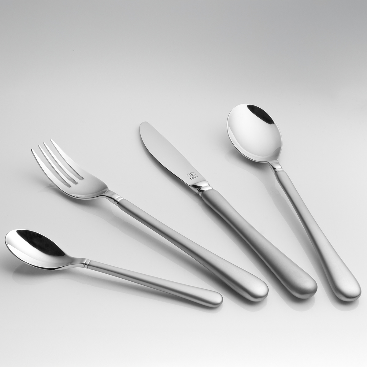 Besteckset 24-tlg. | Kreta Quarz Platinum Line