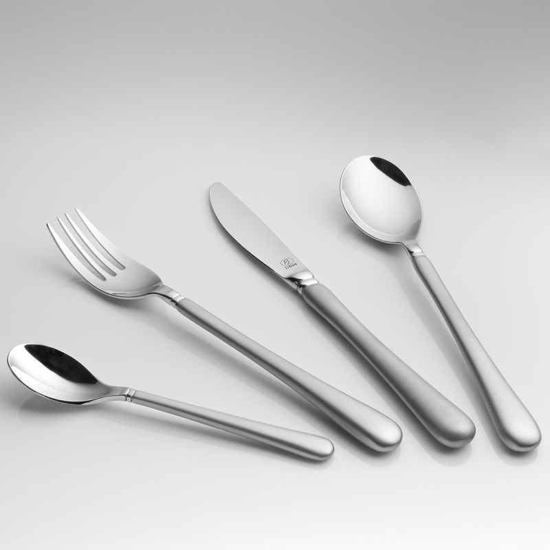 Besteckset 24-tlg. | Kreta Quarz Platinum Line