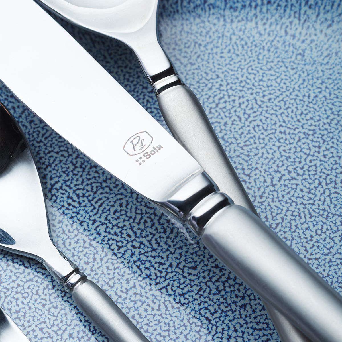 Besteckset 24-tlg. | Kreta Quarz Platinum Line