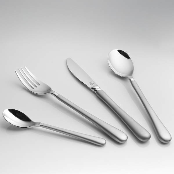 Besteckset 16-tlg. | Kreta Quarz Platinum Line