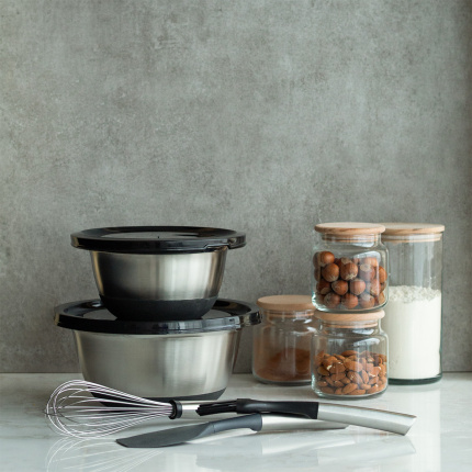 Rührschüssel-Set mit Deckel 4-tlg. – Basic Kitchen