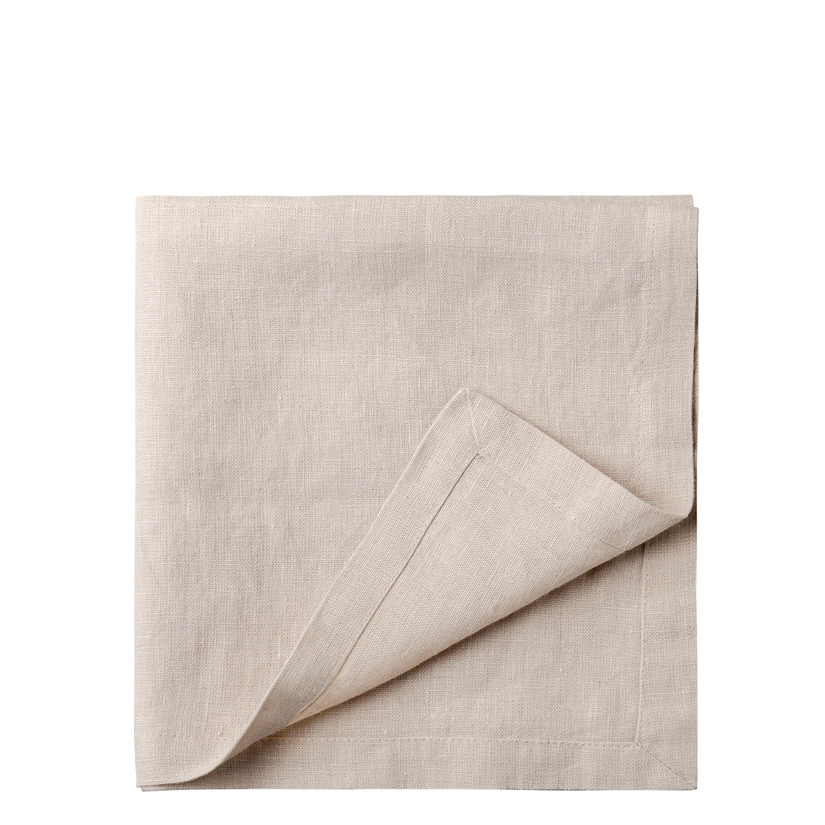 Kreidefarbene Leinen-Servietten 50 x 50 cm 2 Stk. - Gaya Ambiente