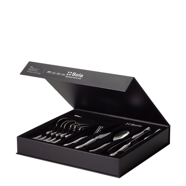 Besteckset 16-tlg. | Kreta Quarz Platinum Line