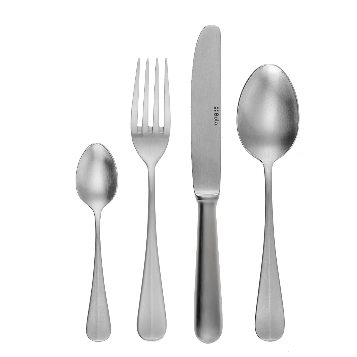 Dessertbesteck-Set 24-tlg. | Baguette matt