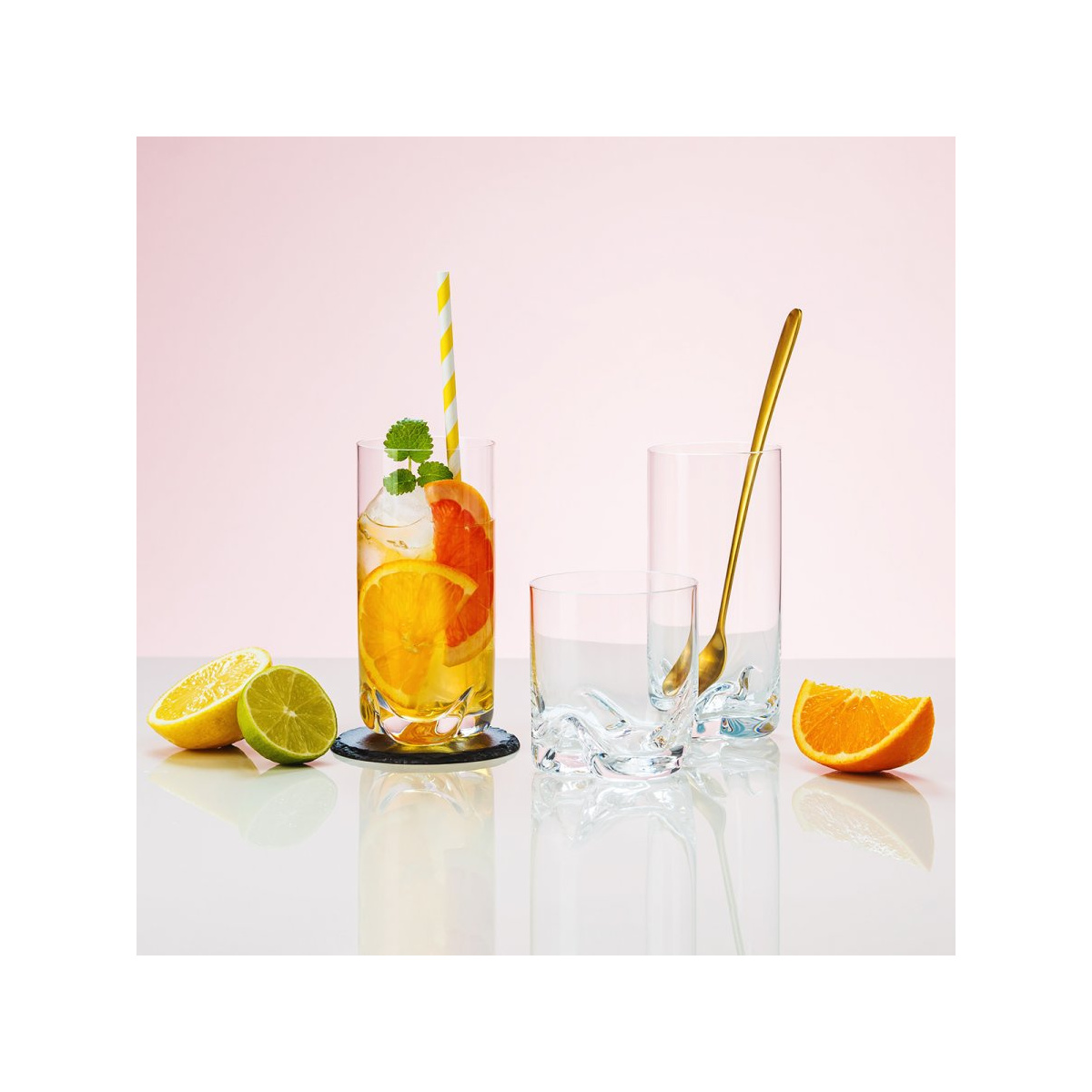 Tumbler Gläser 350 ml 4er Set - Anno Glas Lunasol META Glass