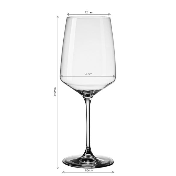 Weingläser Rioja 650 ml 4 Stk. | 21st Glas Lunasol