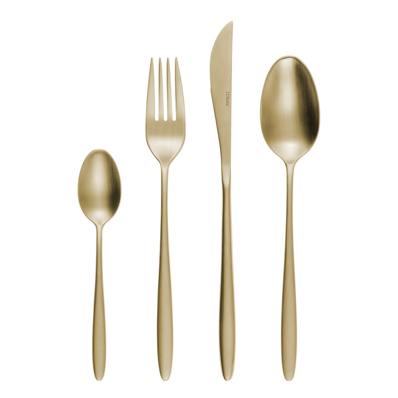 Besteckset 16-tlg. Vivo champagne | Sola