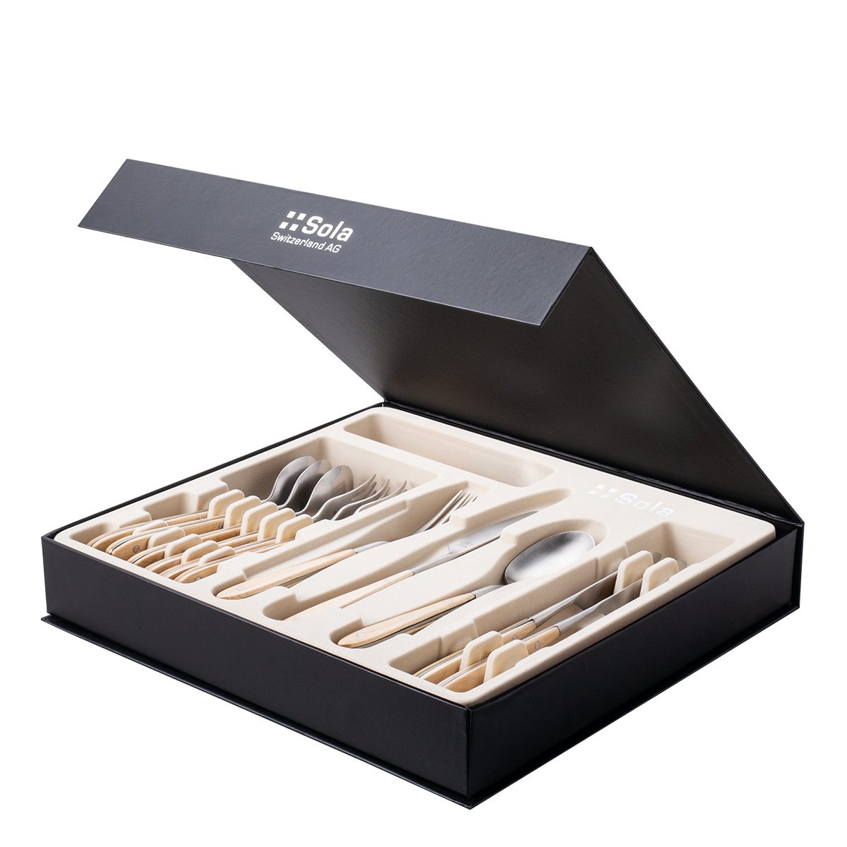 Besteckset 16-tlg. | Gaya Exeter Bistro Maple
