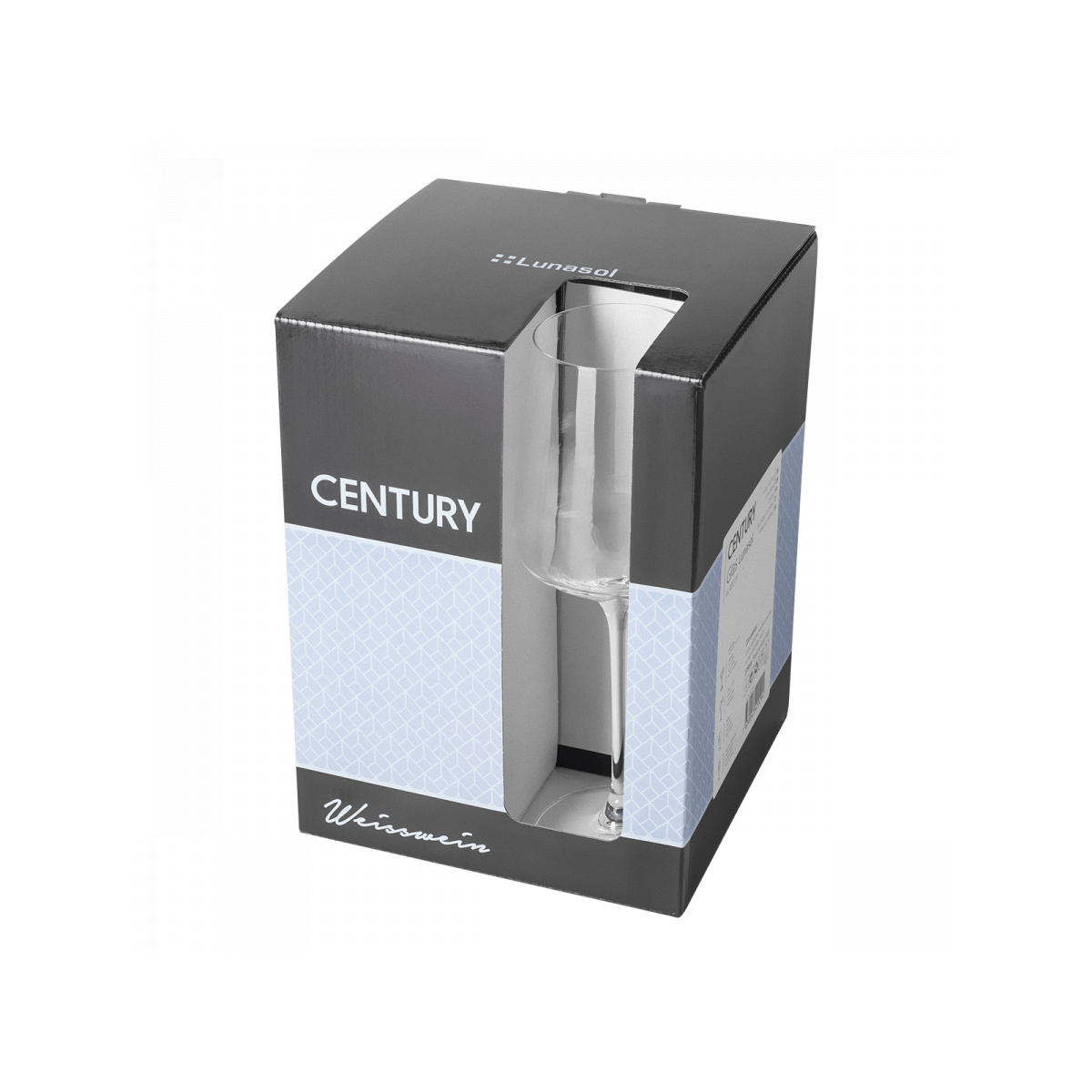 Weißweingläser 400 ml 4er-Set - Century Glas Lunasol