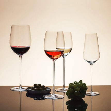 Rotweingläser 650 ml 2er-Set - FLOW Glas Platinum Line