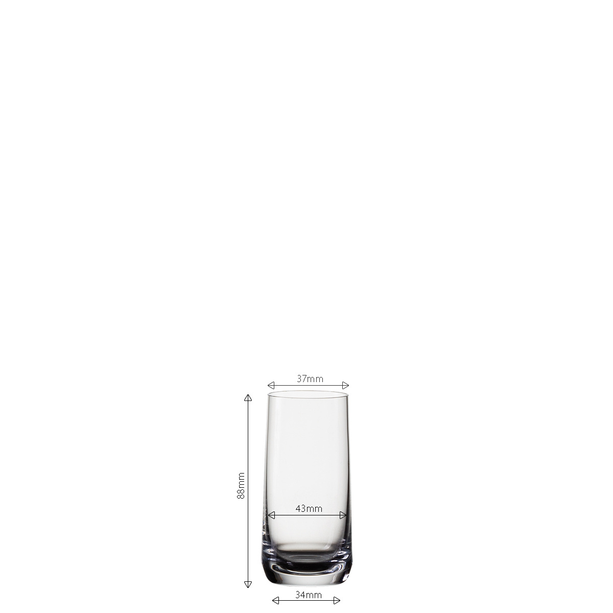 Spirituosenglas 50 ml - Univers Glas Lunasol
