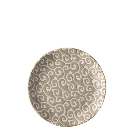 Flacher Teller Wavy 20,5 cm | Levante Pearl