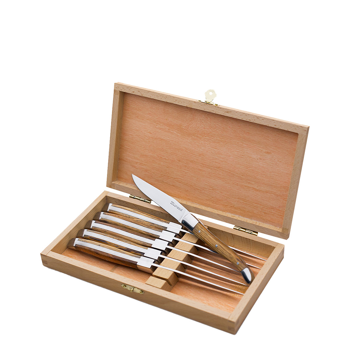 Steakmesser in Holzbox 6-tlg. Set - Basic