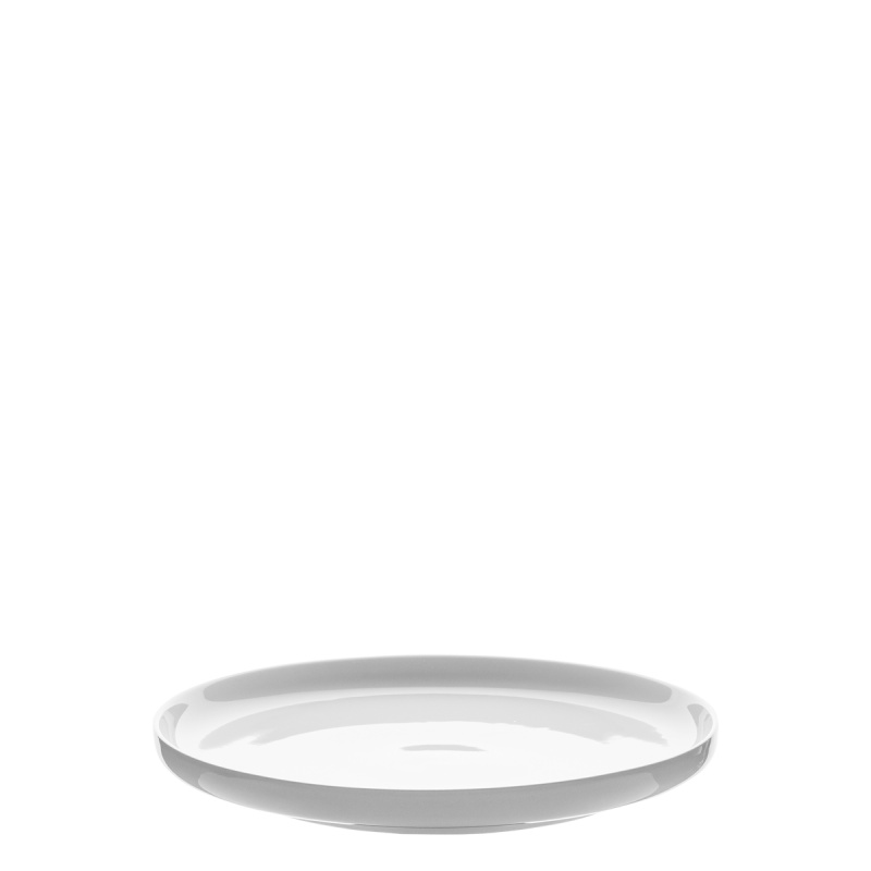 Dessertteller Coupe weiß 20 cm – Flow