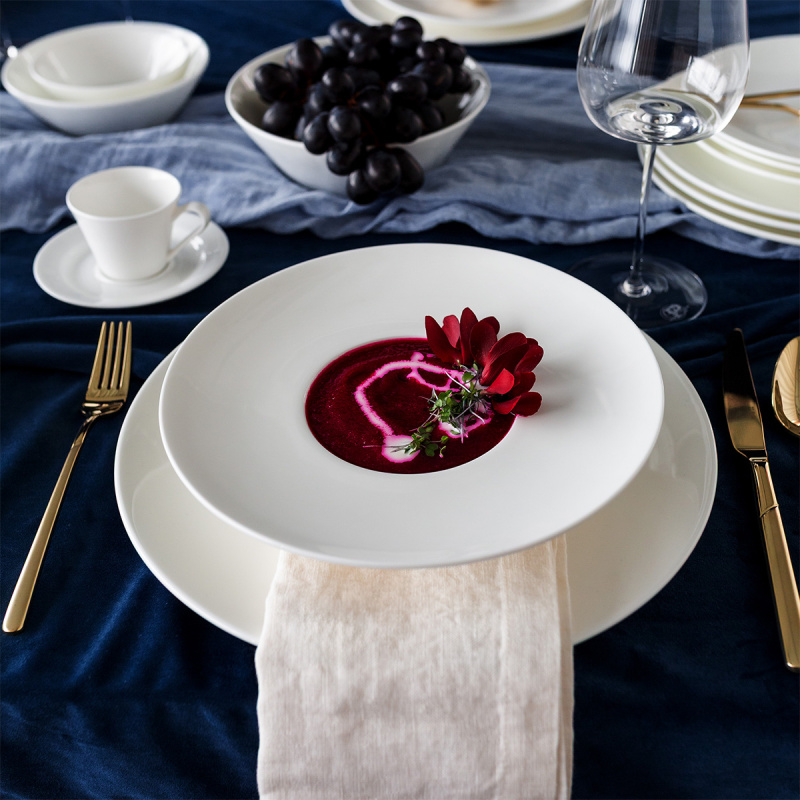 Tiefer Teller gourmet 23,5 cm - Premium Platinum Line